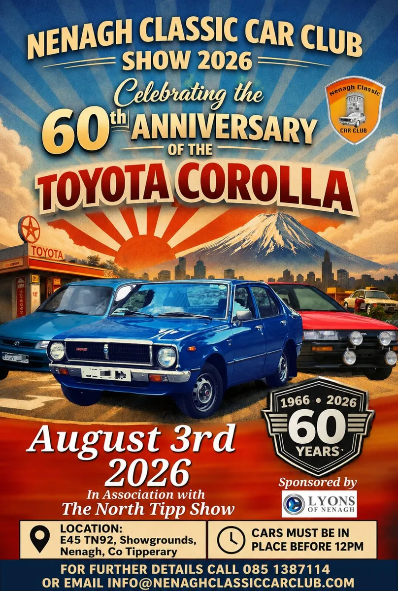 Nenagh Classic Car Club Show 2026 - Image 1