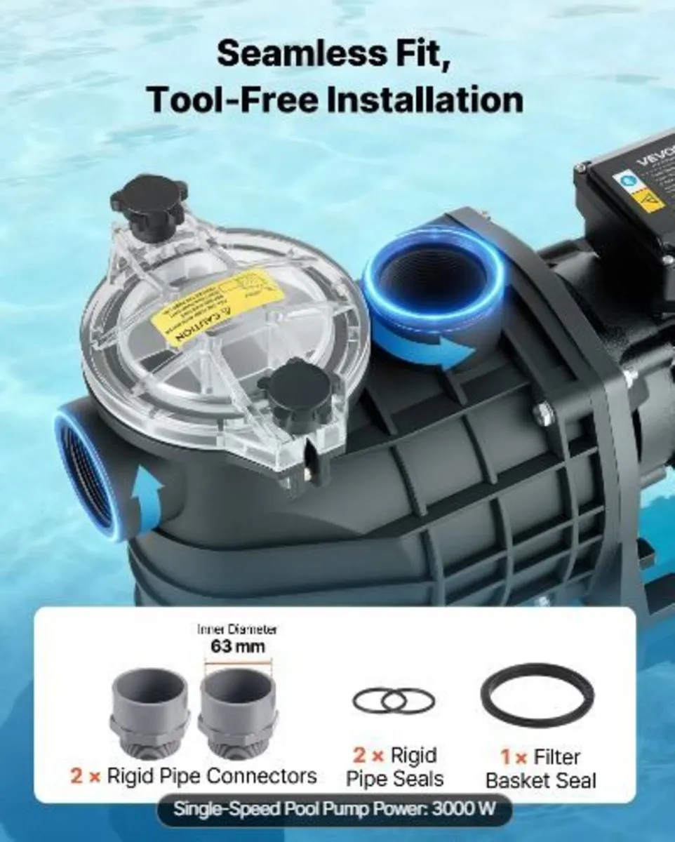 Pool Pump, 3000W - Image 2