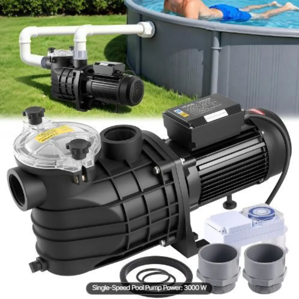 Pool Pump, 3000W - Image 4