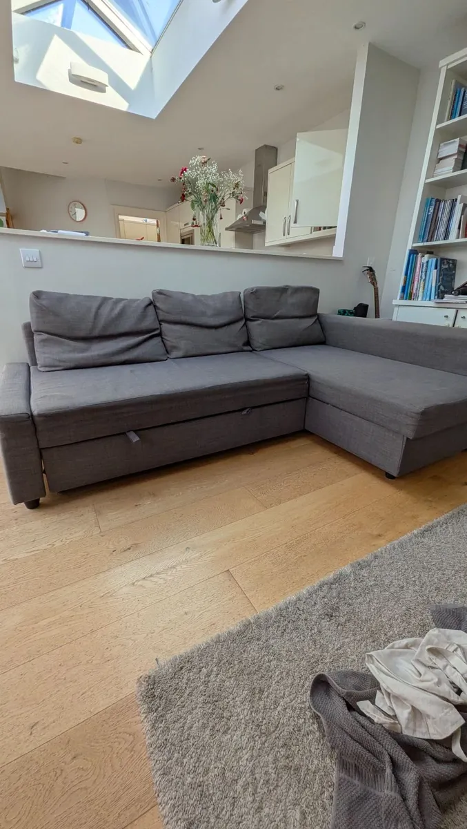 IKEA Friheten Corner Sofa Bed with Storage - Image 1