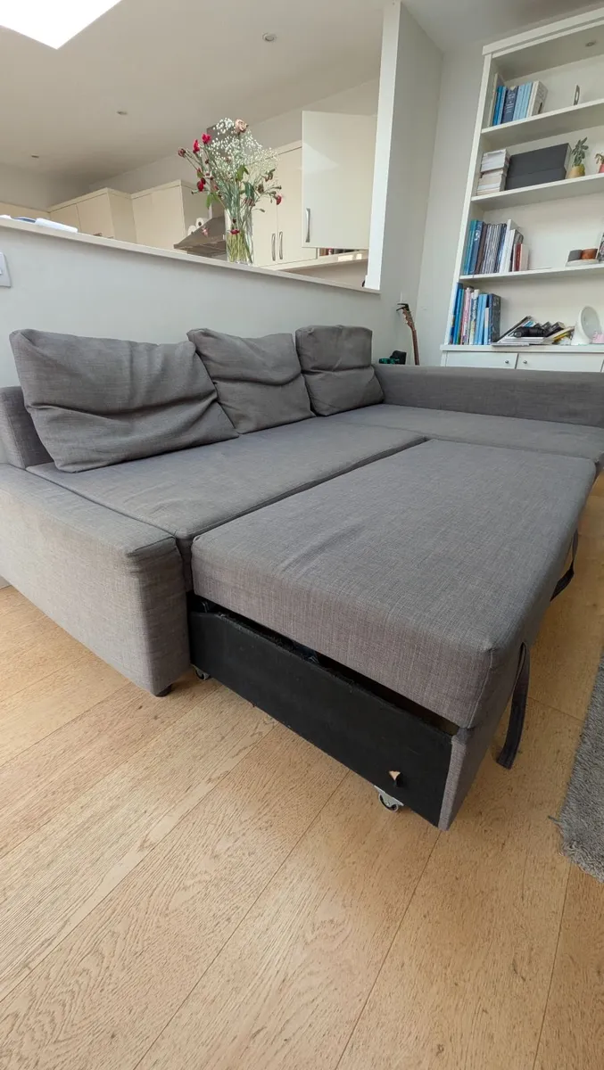 IKEA Friheten Corner Sofa Bed with Storage - Image 3