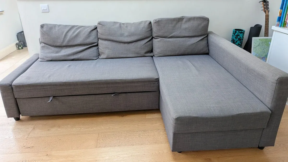 IKEA Friheten Corner Sofa Bed with Storage - Image 4