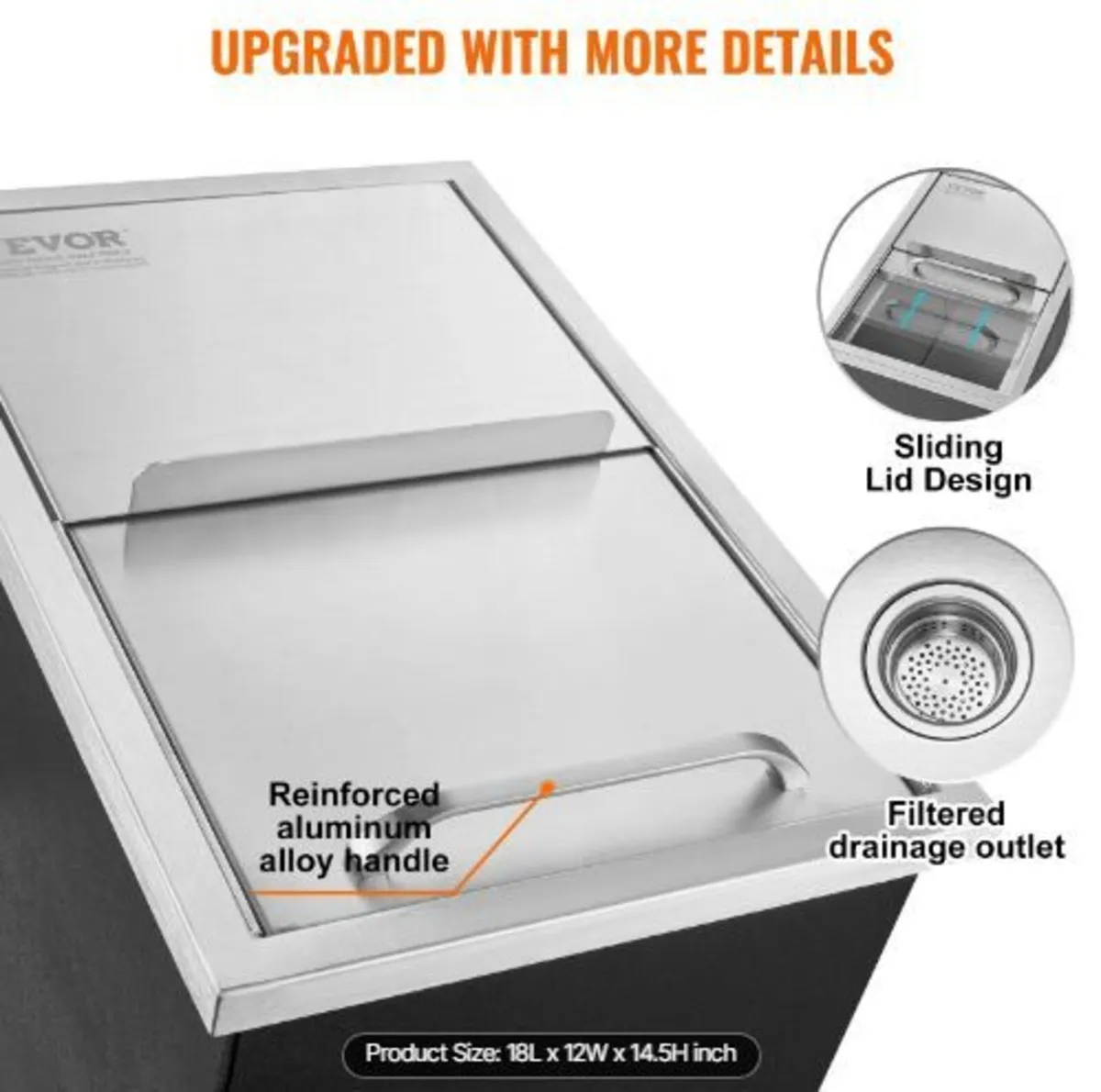 Drop in Ice Chest, 46 cm L x 30.5 cm W x 36.8 cm - Image 1