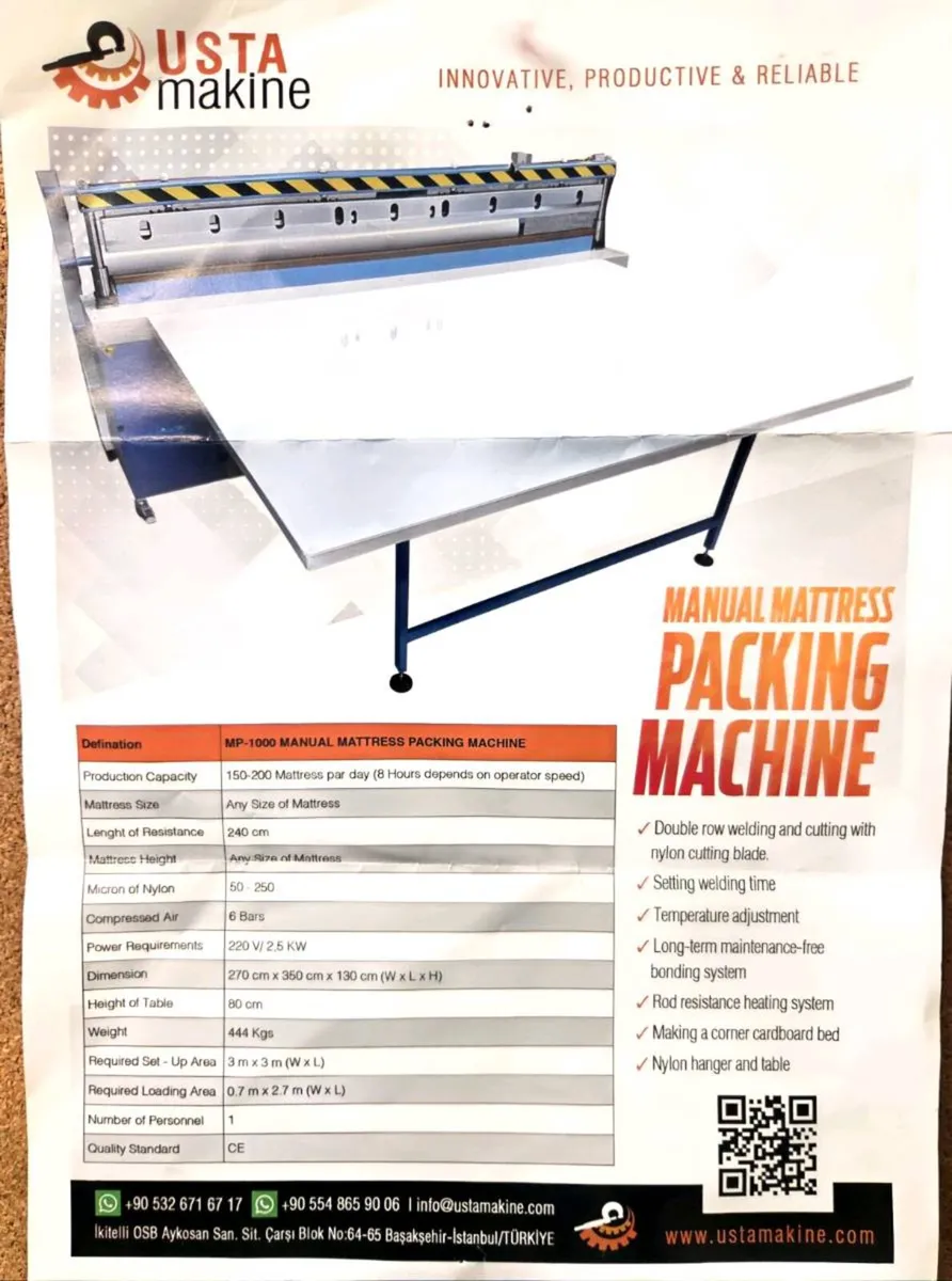 Mattress packing machine - Image 1