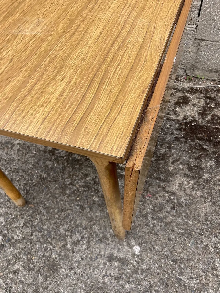 Vintage Kitchen Table - Drop Leaf - Image 1