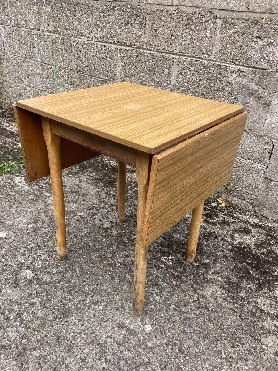 Vintage Kitchen Table - Drop Leaf - Image 2