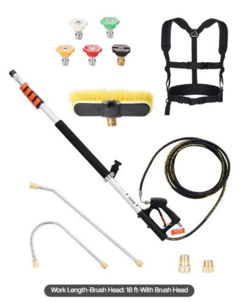 Pressure Washer Telescoping Wand, 18 ft - Image 4