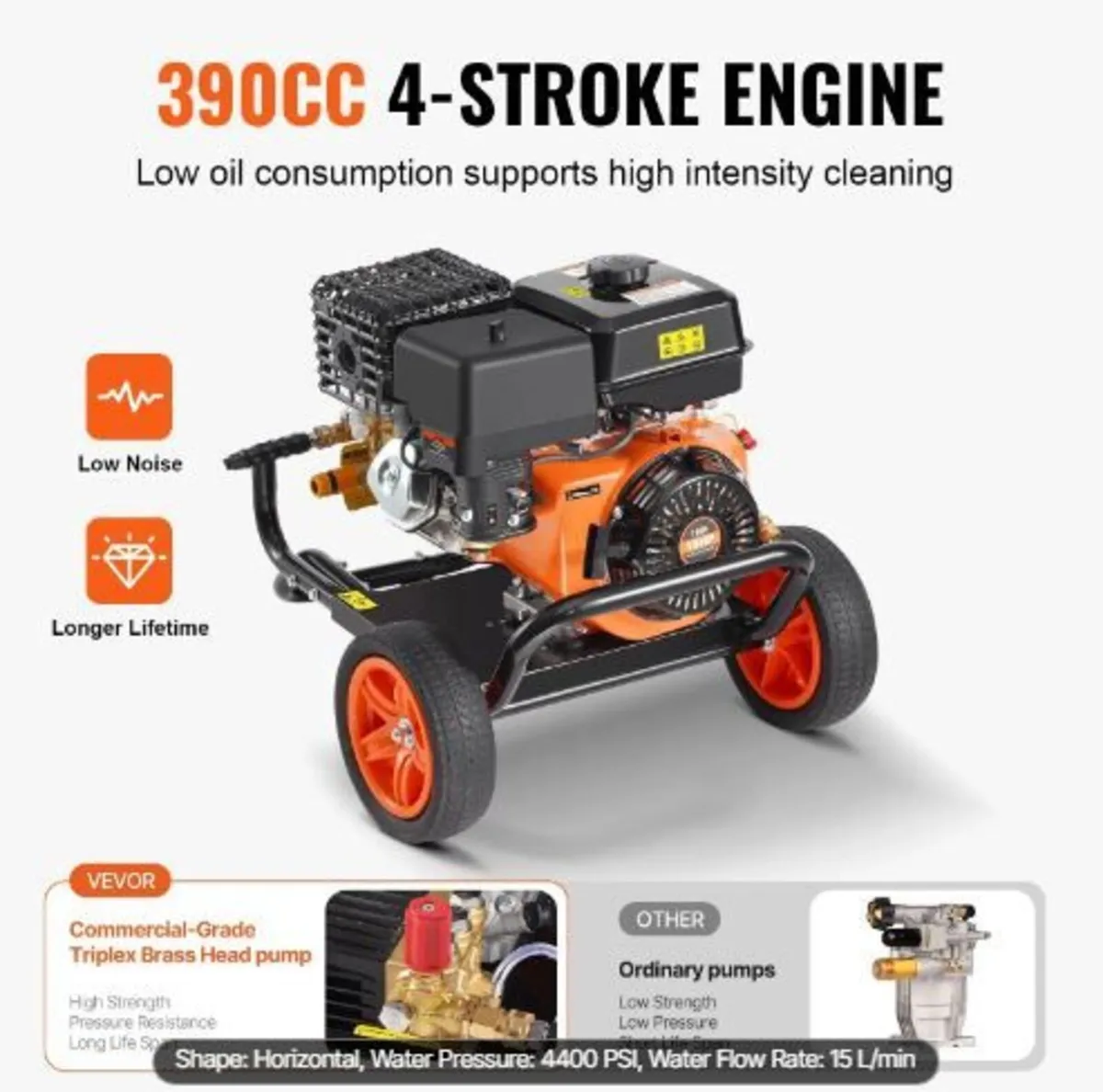 Gas Pressure Washer, 4400 PSI 15L/min - Image 2