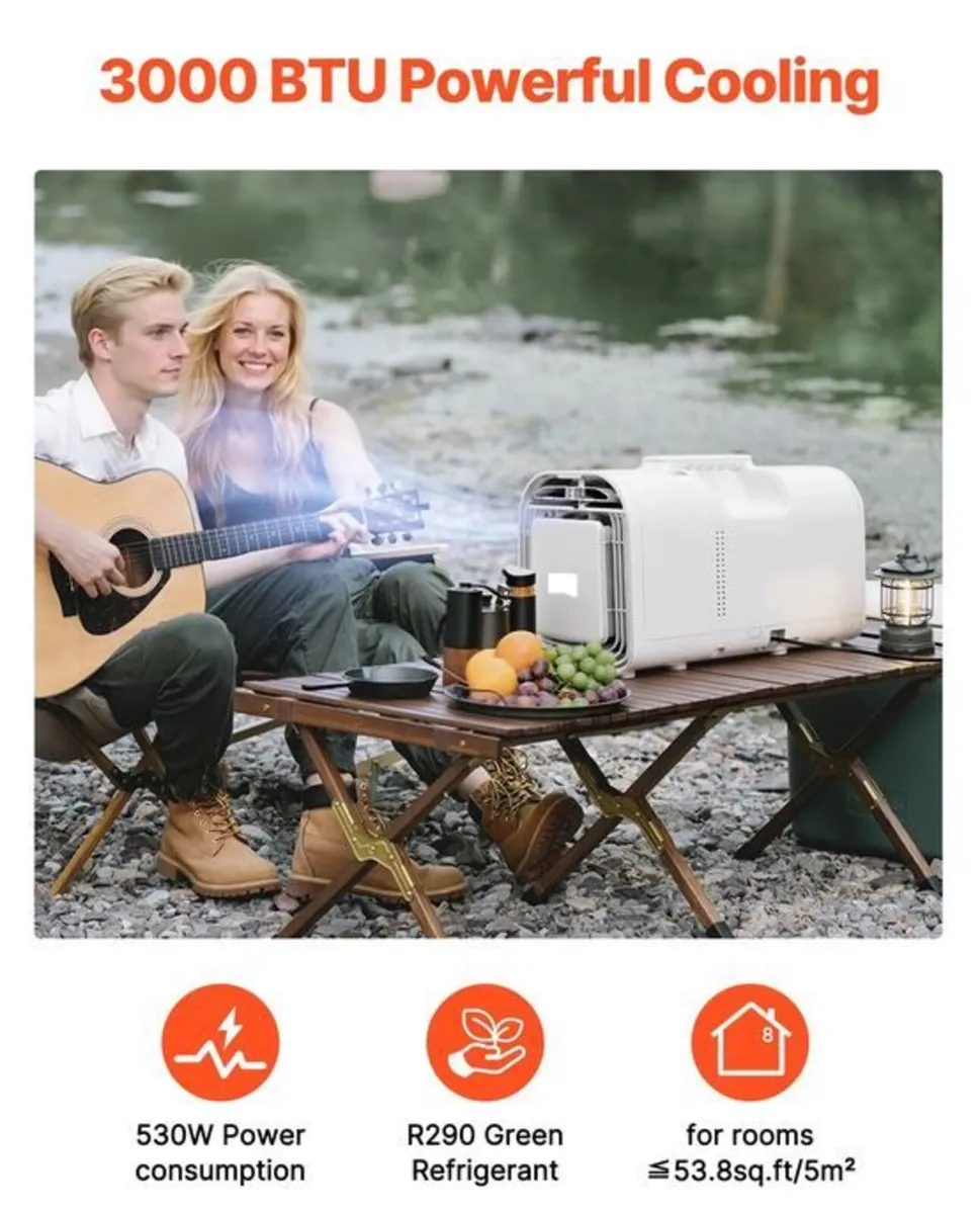 Portable Camping Air Conditioner, 3000 BTU - Image 2