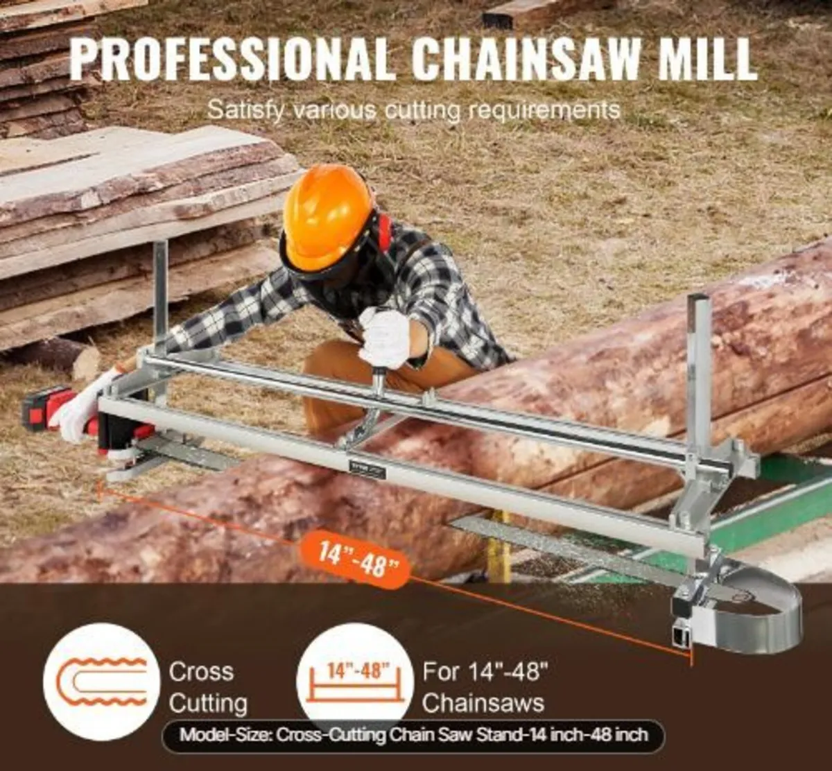 Chainsaw Mill, Portable Sawmill 36 cm-122 cm - Image 1