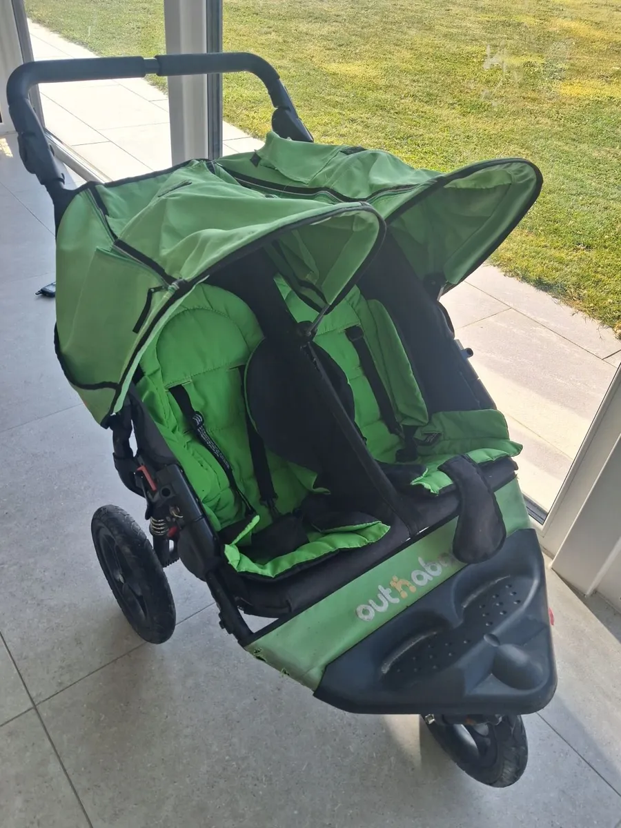 Out and about double  buggy - Image 1