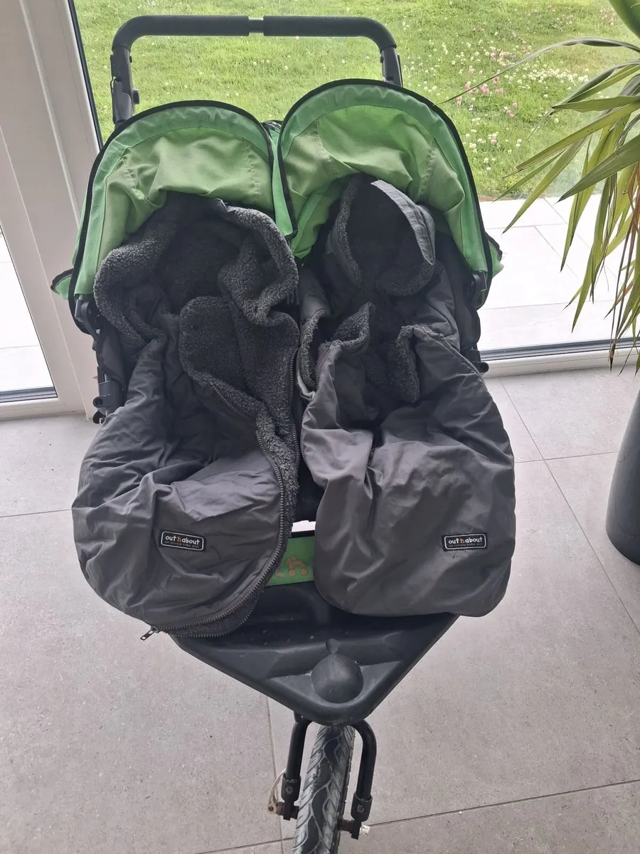 Out and about double  buggy - Image 4