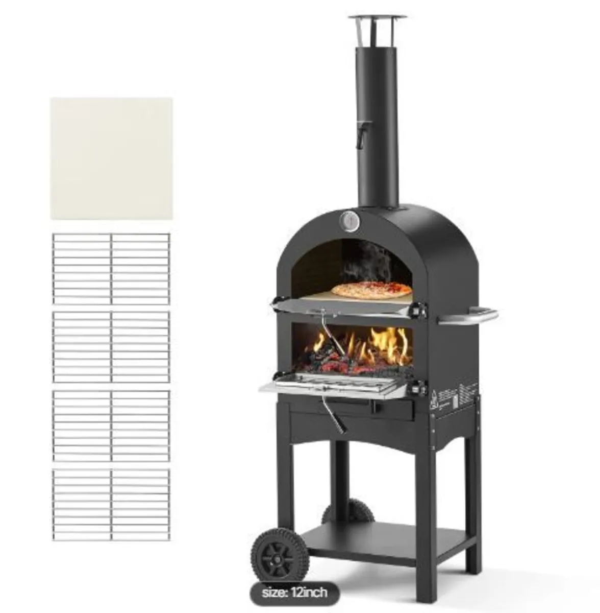 Outdoor Pizza Oven, 12" Pellet Fire Ovens - Image 2