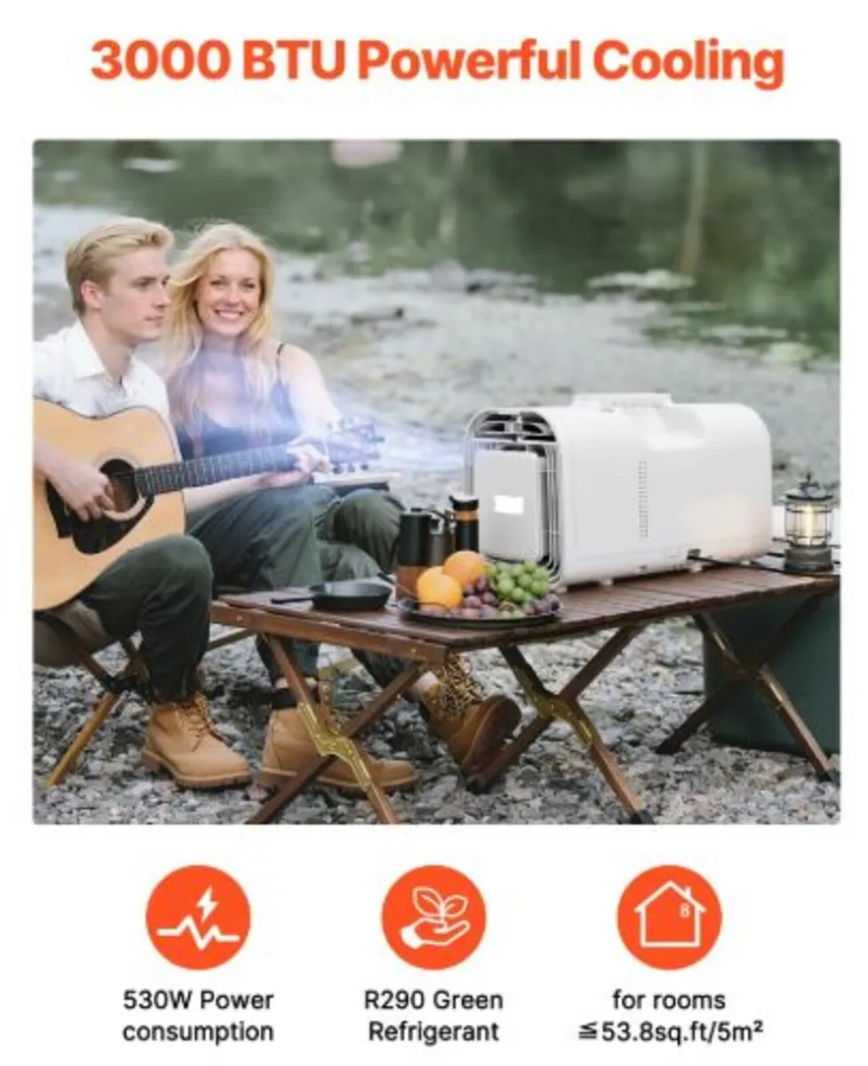 Portable Camping Air Conditioner,Touch & Remote - Image 3