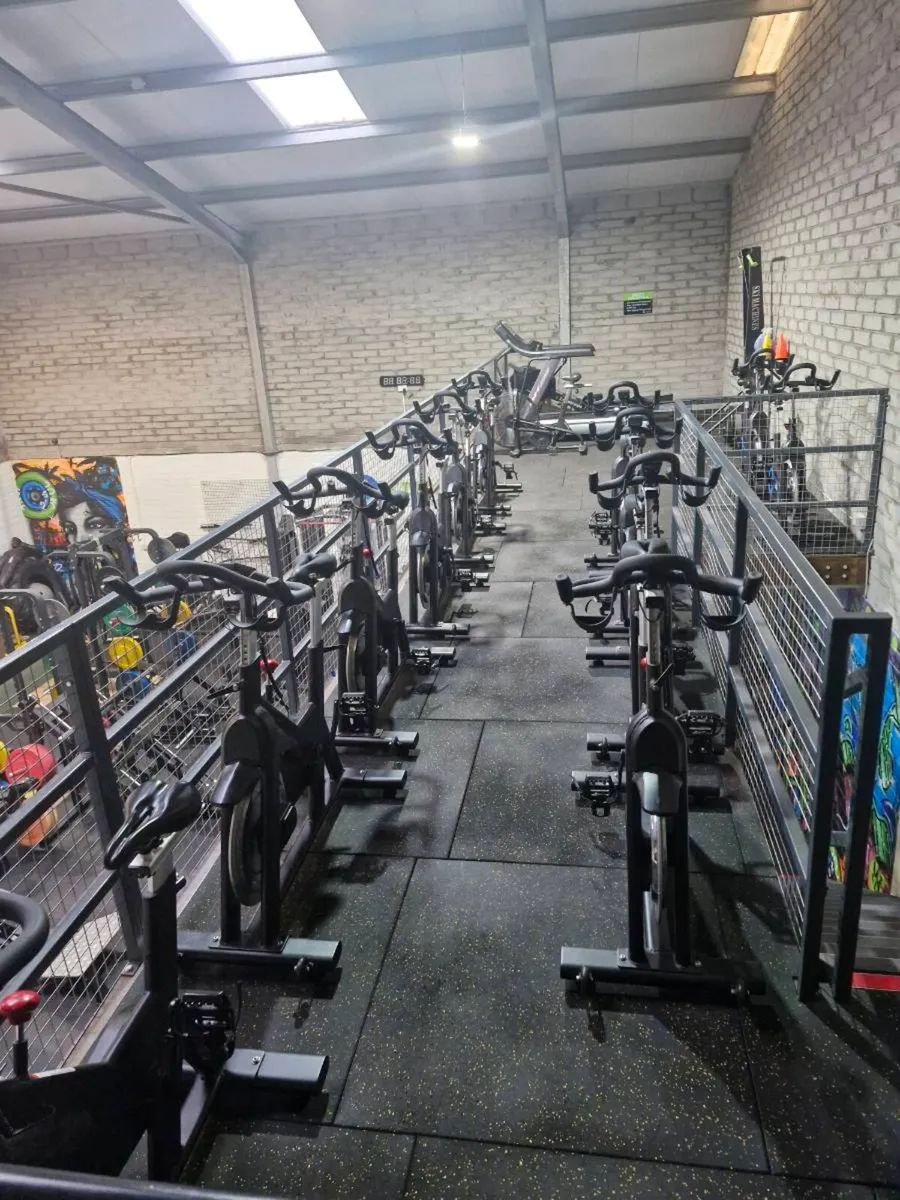 Commercial spinning bikes