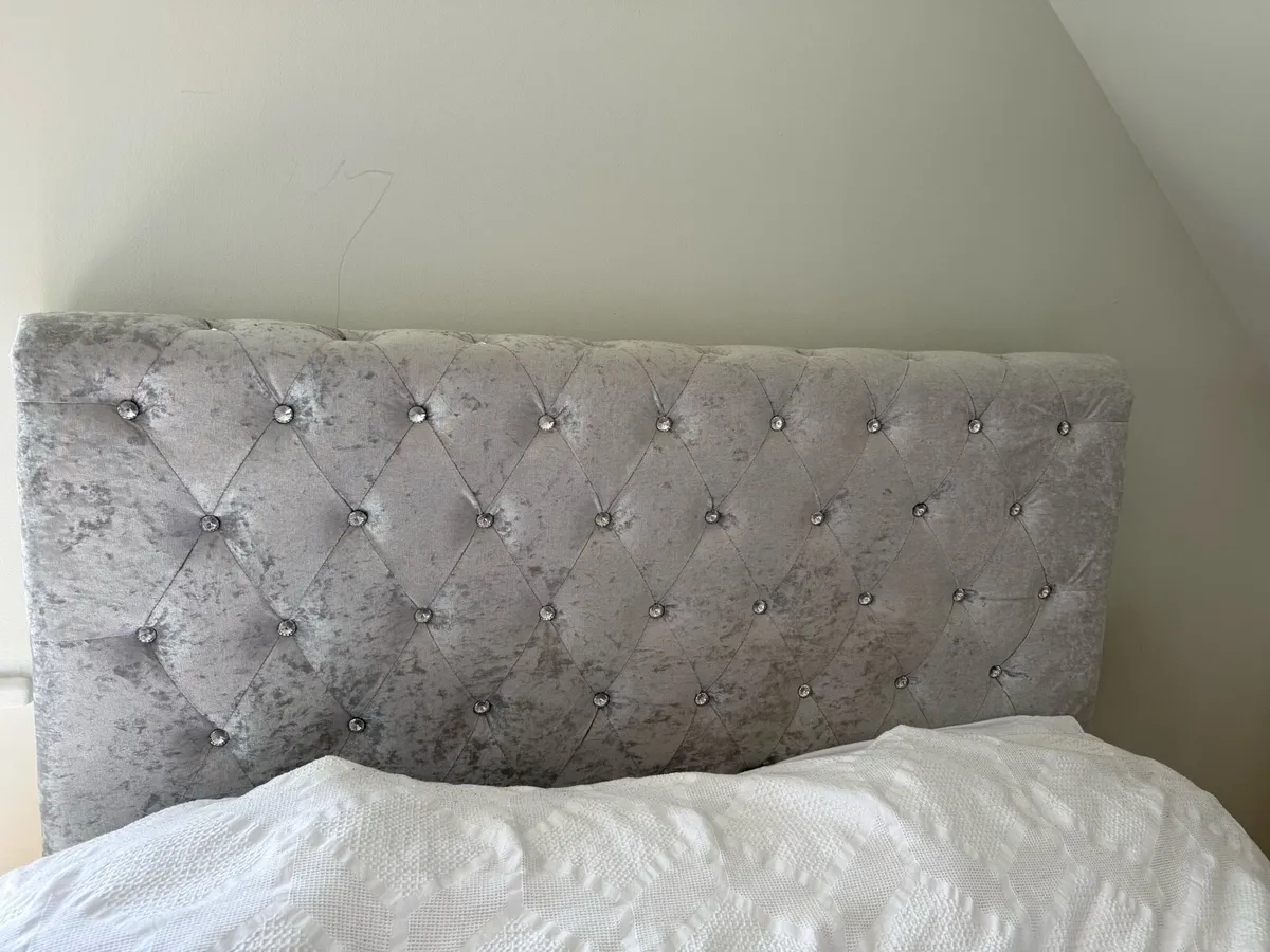 Double Bed frame and mattress - Image 2