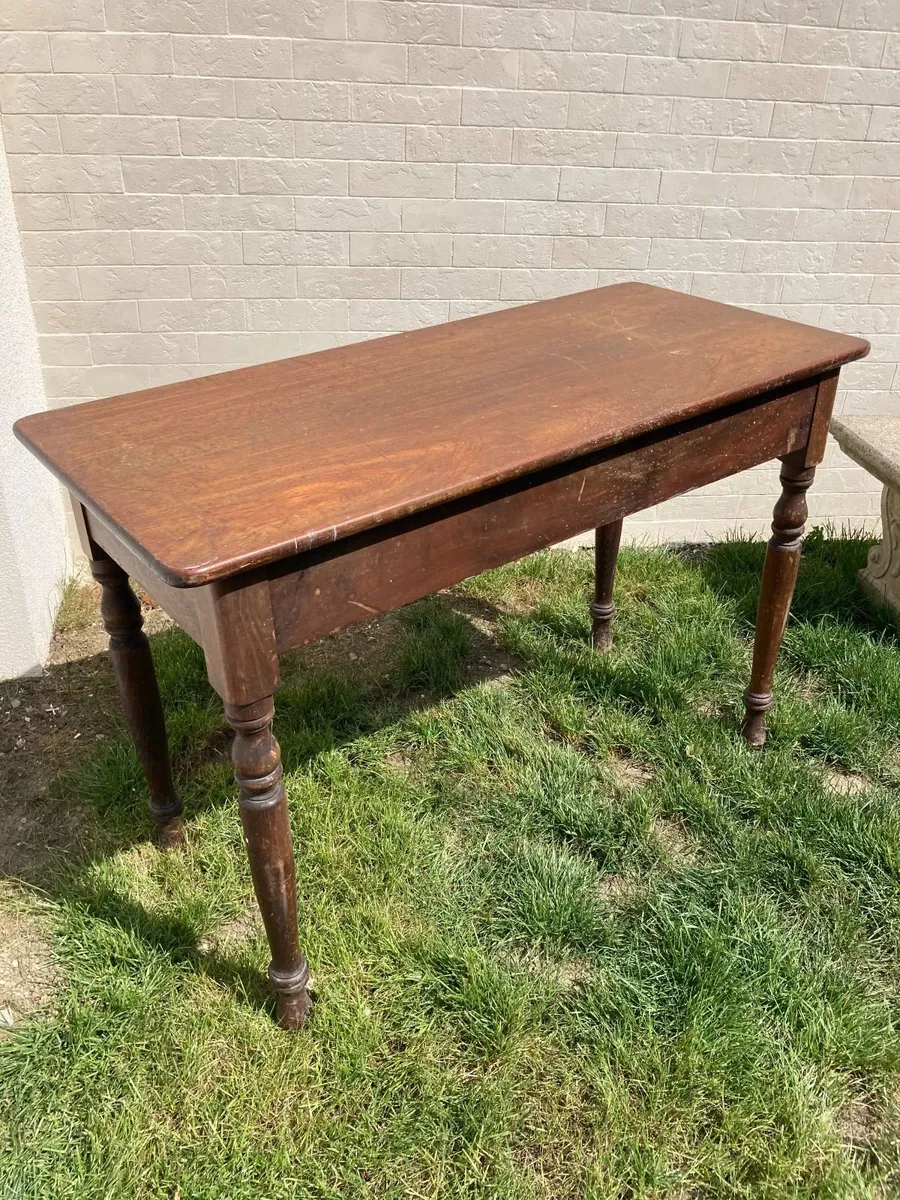Antique Writing Table / Console Table - Image 1