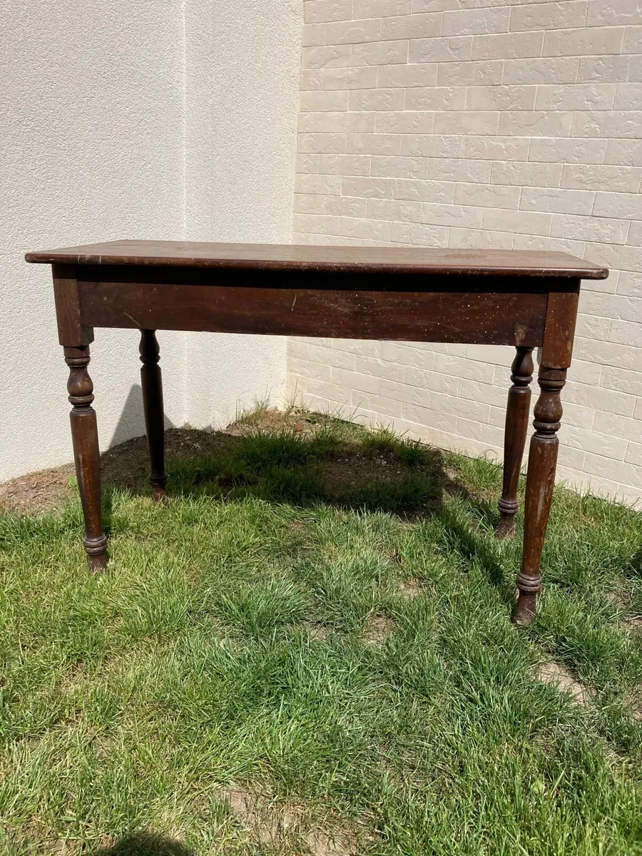 Antique Writing Table / Console Table - Image 2