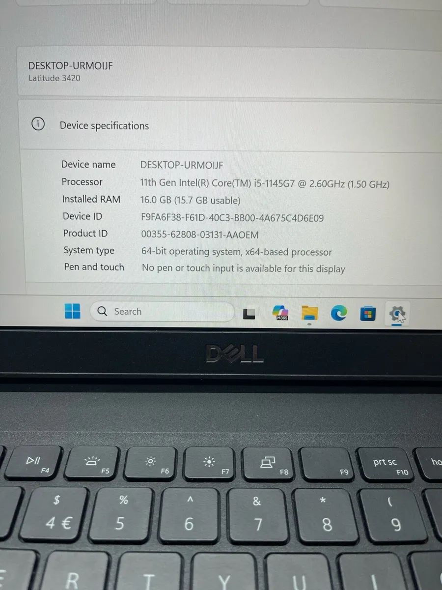 Dell laptop i5 pro 16/256 Windows 11 - Image 4
