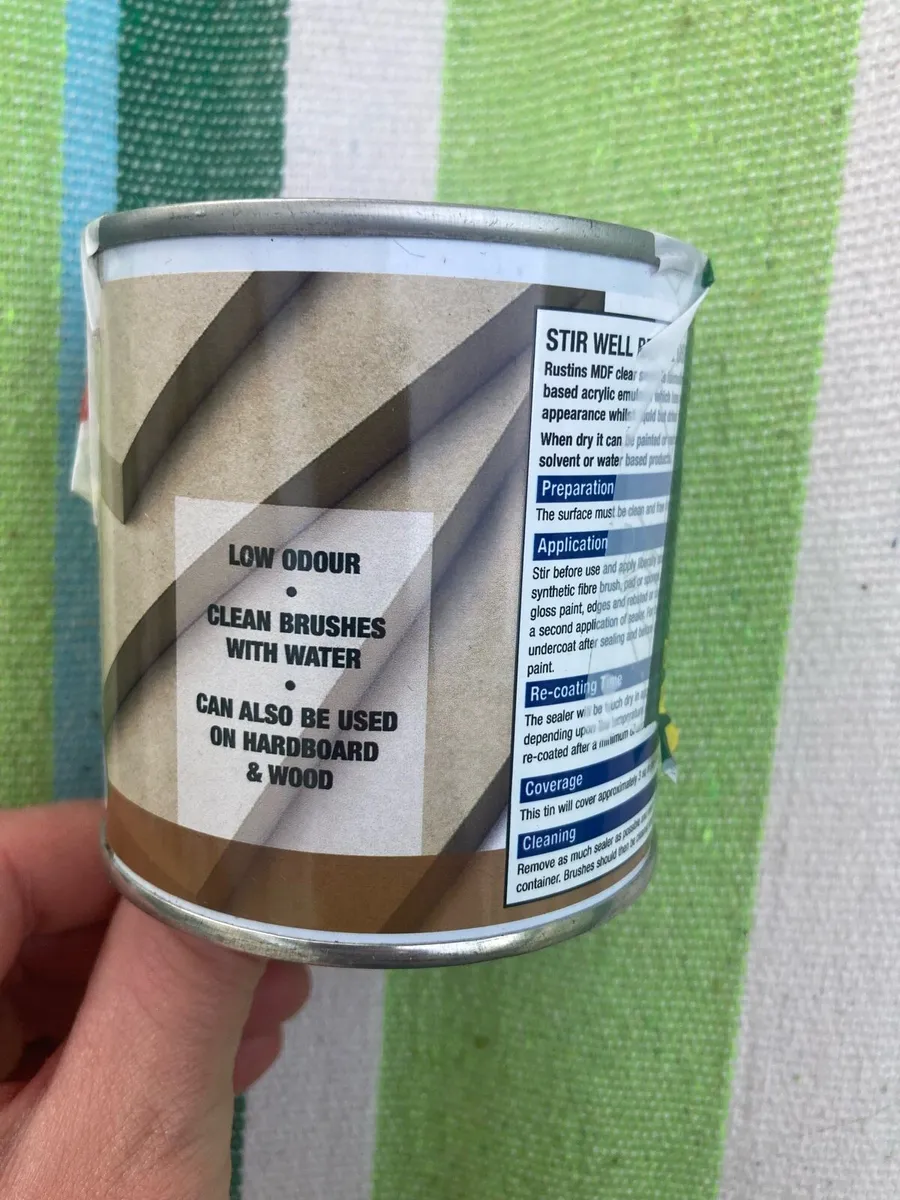 Rustins Quick drying MDF Clear Sealer - unopened - Image 2