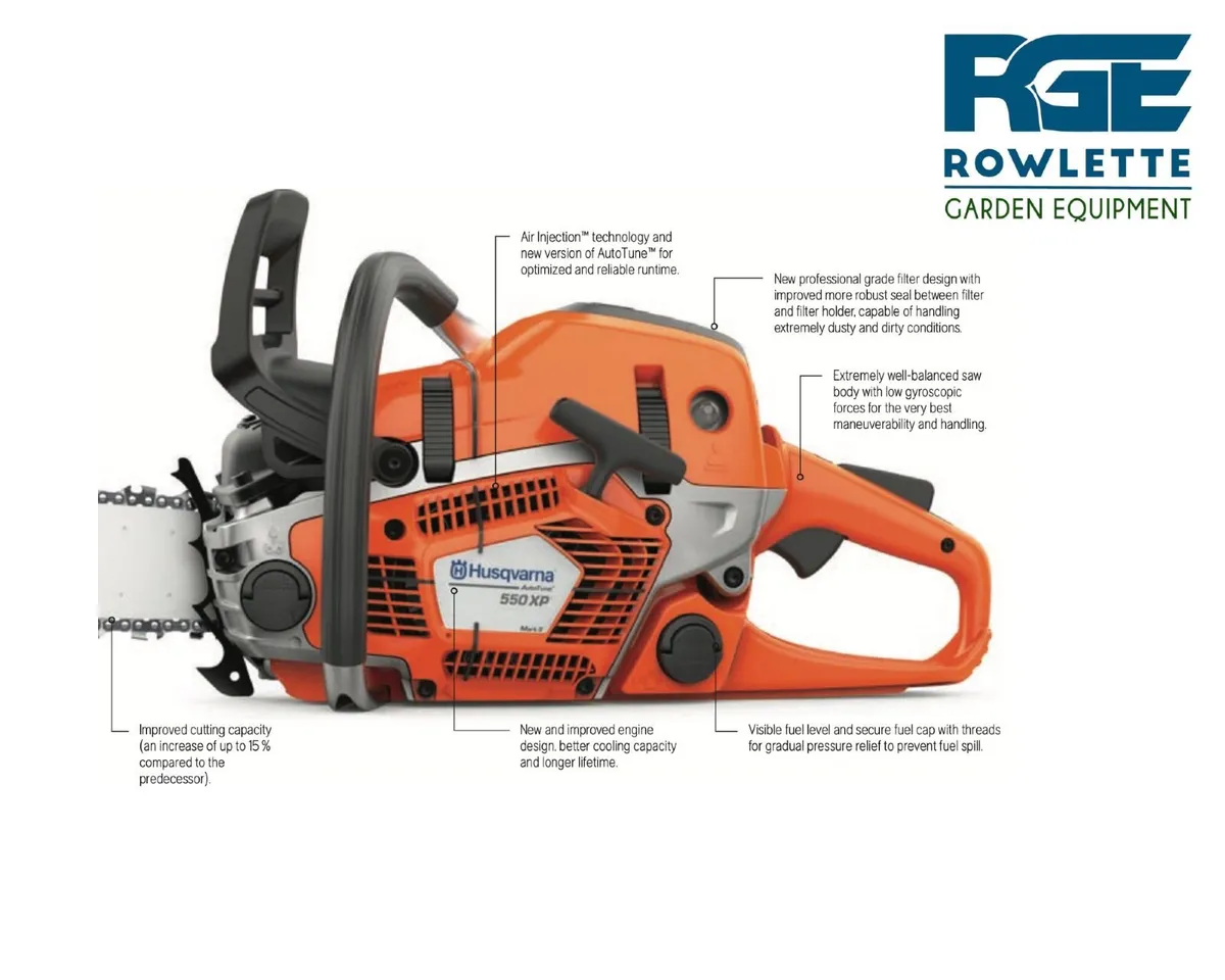Husqvarna 550XP® MK II Professional Chainsaw - Image 2