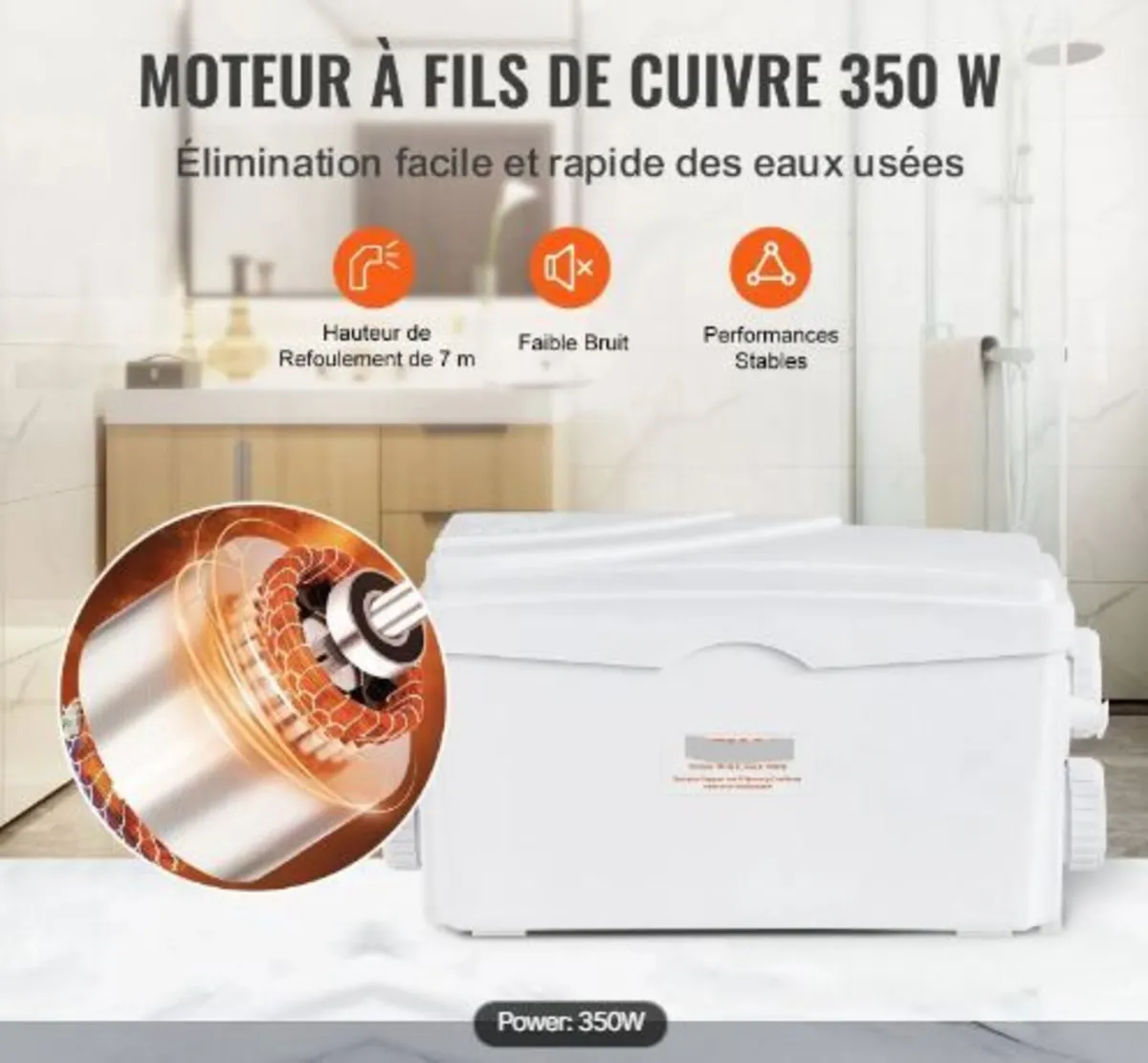 Macerator Pump, 350W - Image 3