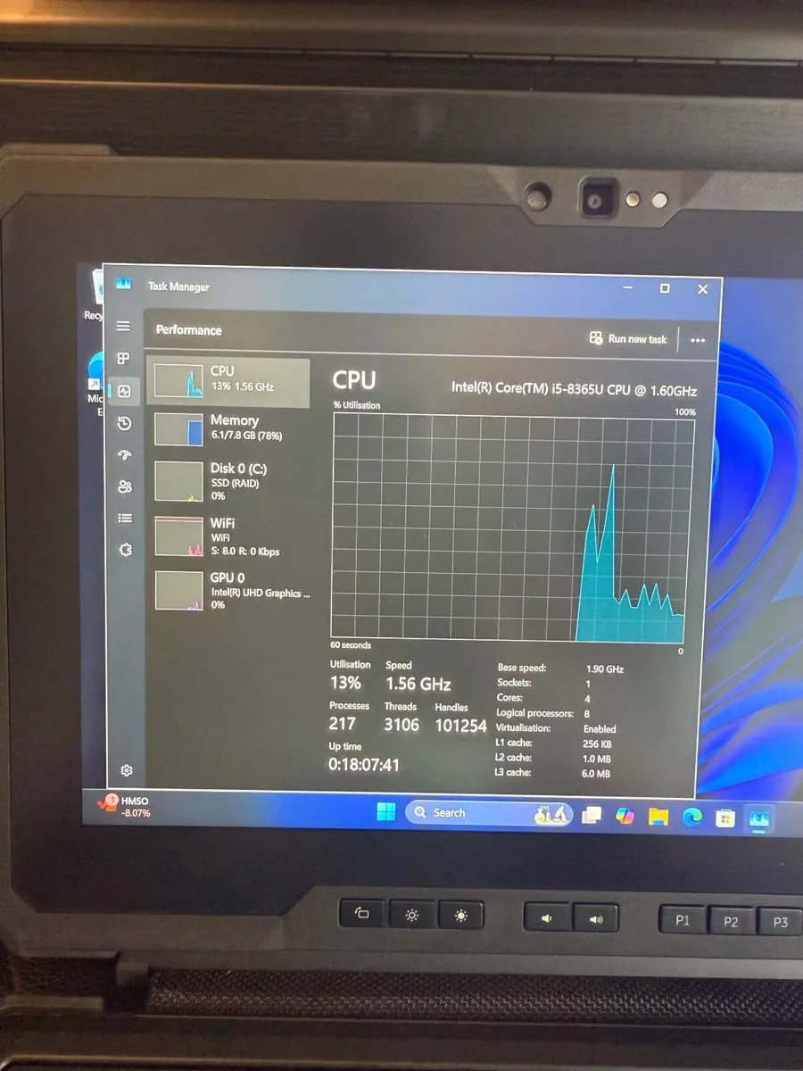 Dell Latitude 7220 2in1 Rugged Laptop - Image 4