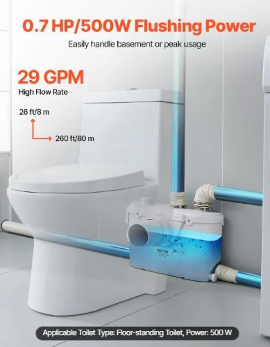 Macerator Pump, 500W - Image 2