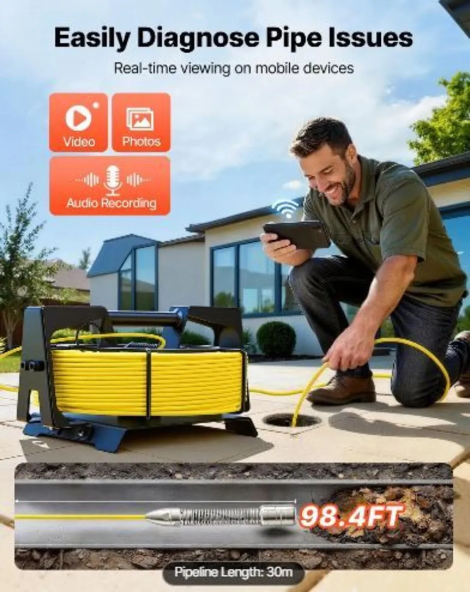 2026 Upgraded Sewer Camera with WiFi - Image 2