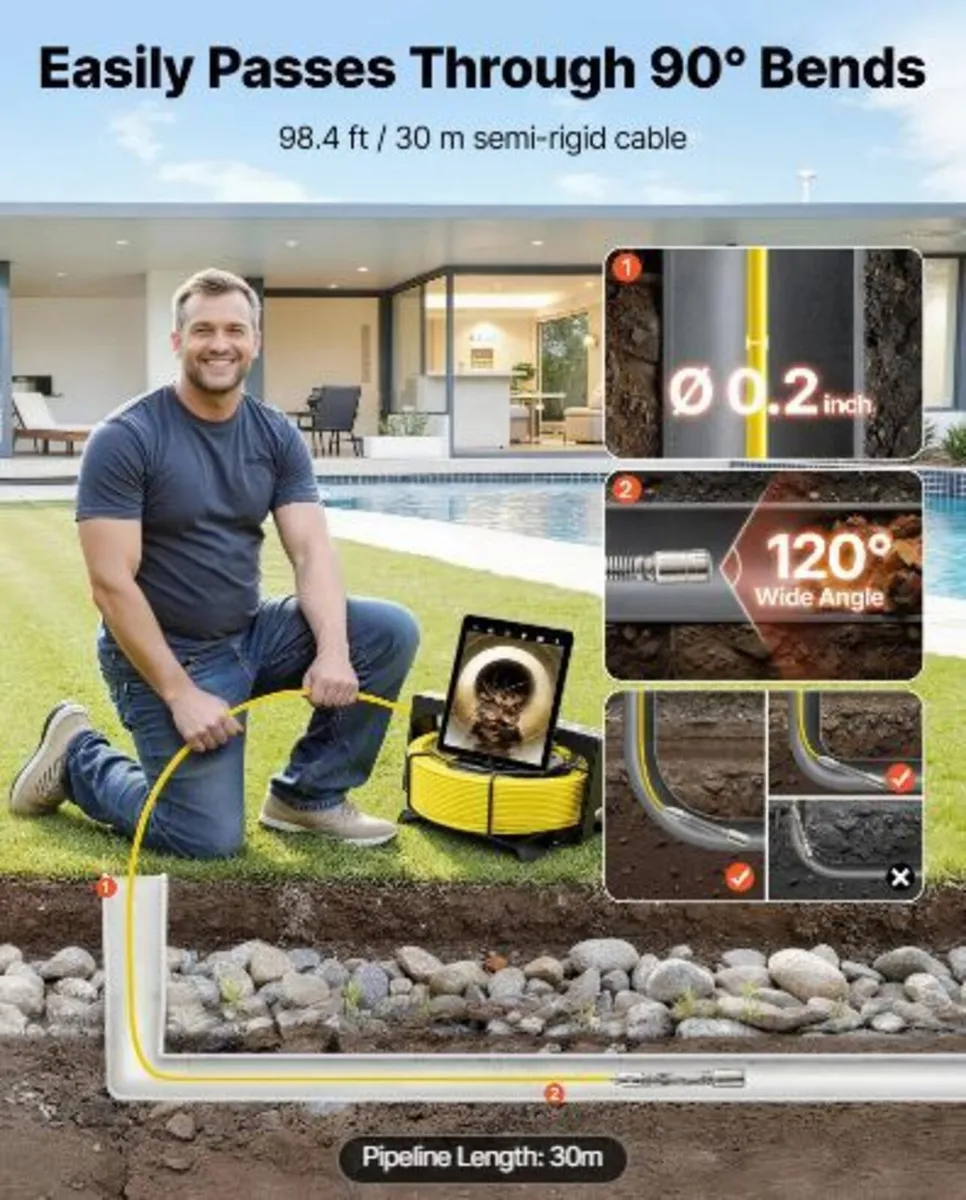 2026 Upgraded Sewer Camera with WiFi - Image 3