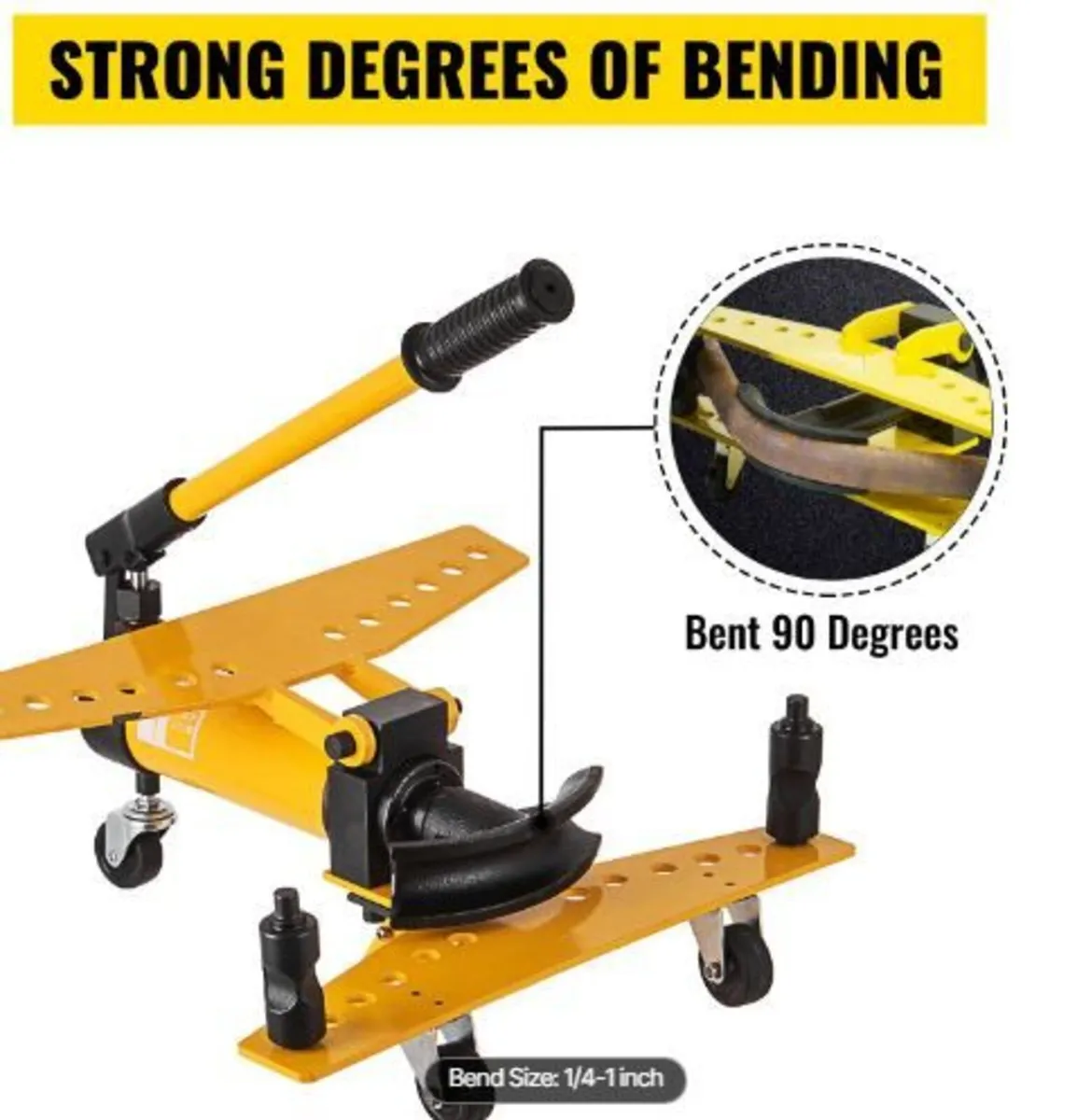 Manual Hydraulic Pipe Tube Bender Machine 10 Ton - Image 1