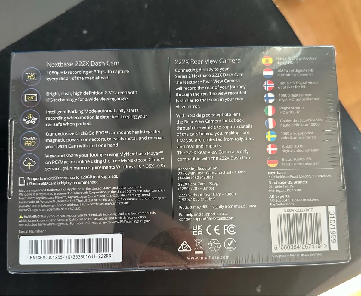 NextBase Dash Cam 222X - Image 2