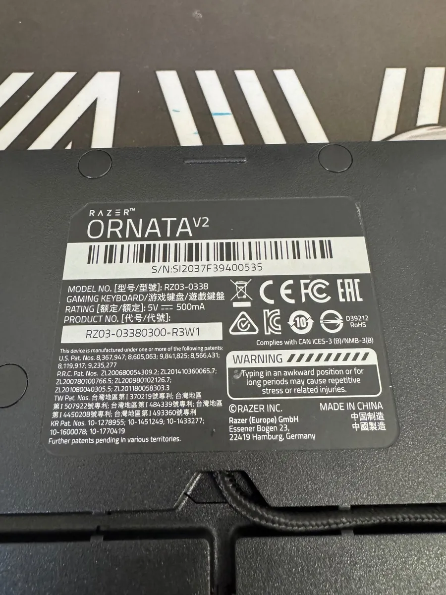 Razer Ornata V2 RGB Gaming Keyboard - Image 3