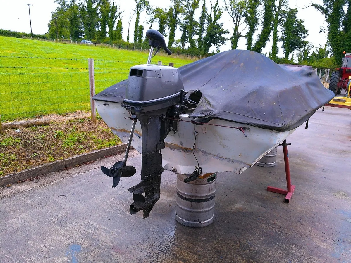 14 foot speedboat (conversion) with trailer. - Image 3