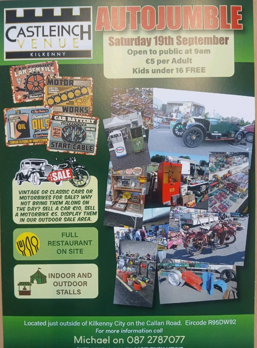 Autojumble Saturday 19th September - Image 1
