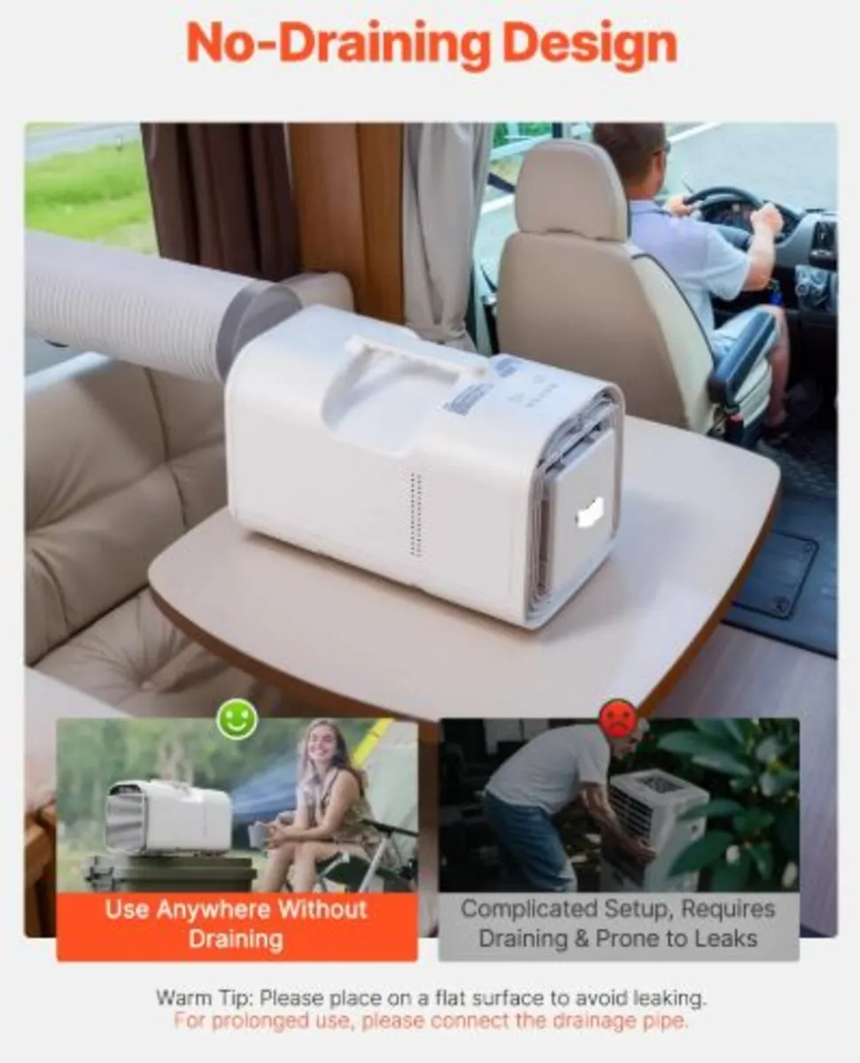 Portable Camping Air Conditioner, 3000 BTU Tent AC - Image 2