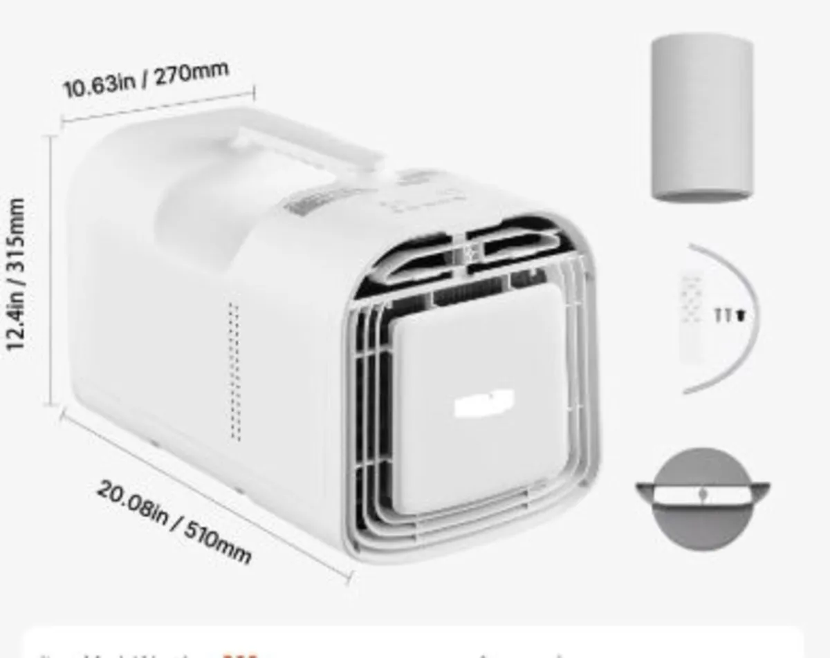 Portable Camping Air Conditioner, 3000 BTU Tent AC - Image 4