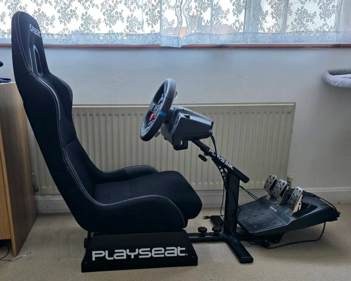 Logitech G29 Driving Force Racing Wheel & Playseat - Image 1
