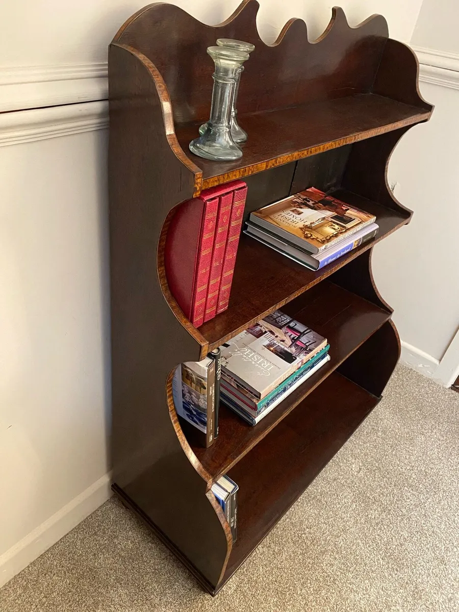 Victorian waterfall bookcase - Image 3