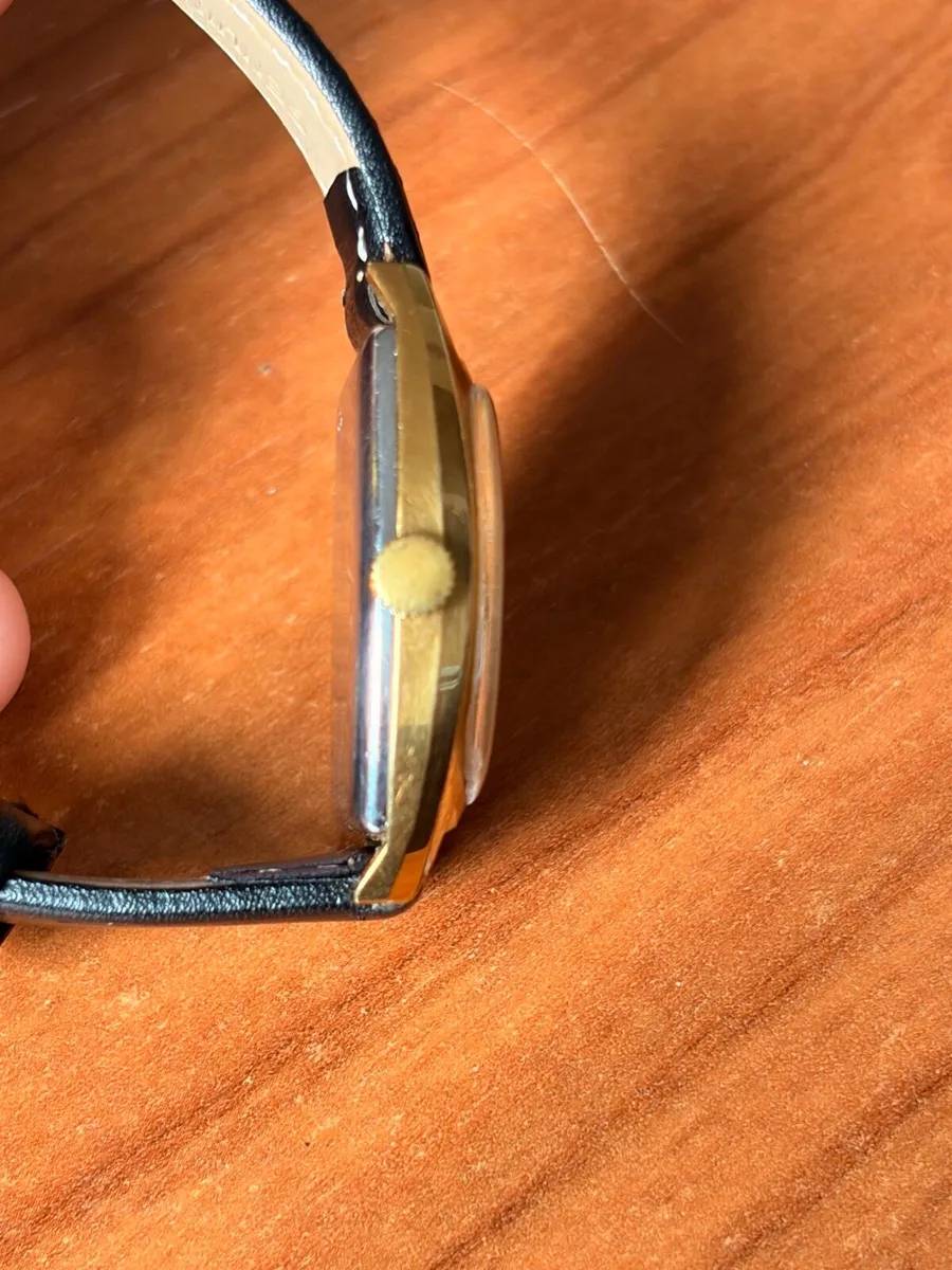 Vintage Endox Incabloc Manual Wind Gold Plated - Image 3