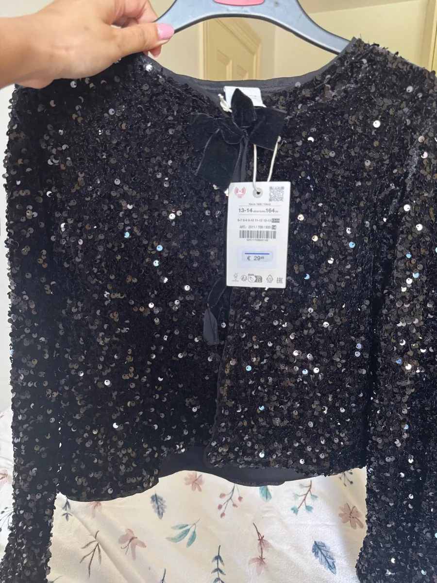 Sequinned bolero