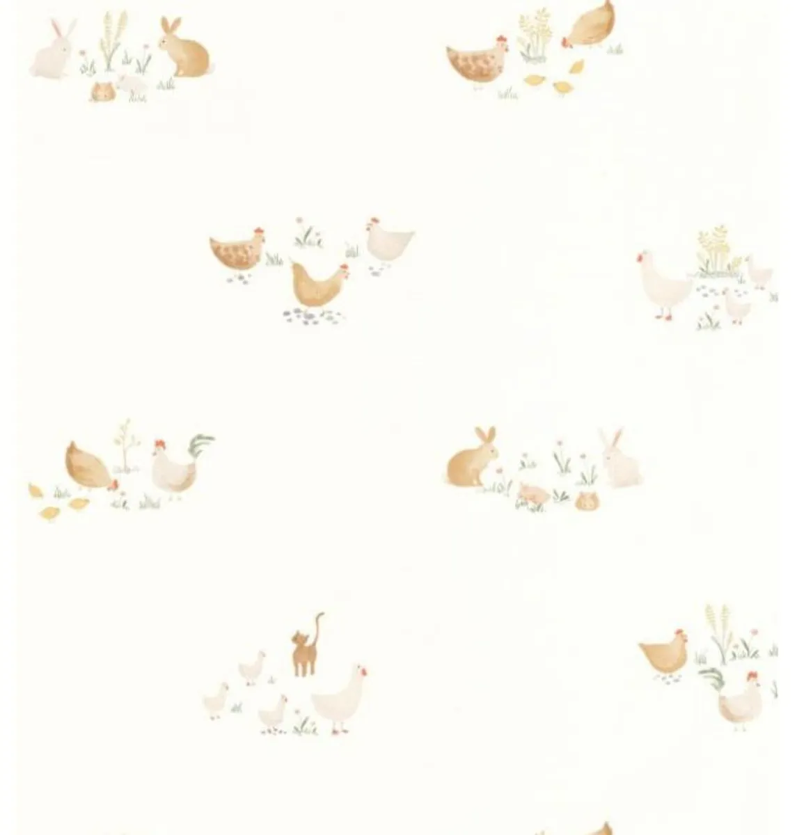 Casadeco Companions of the Farm Wallpaper - Image 1