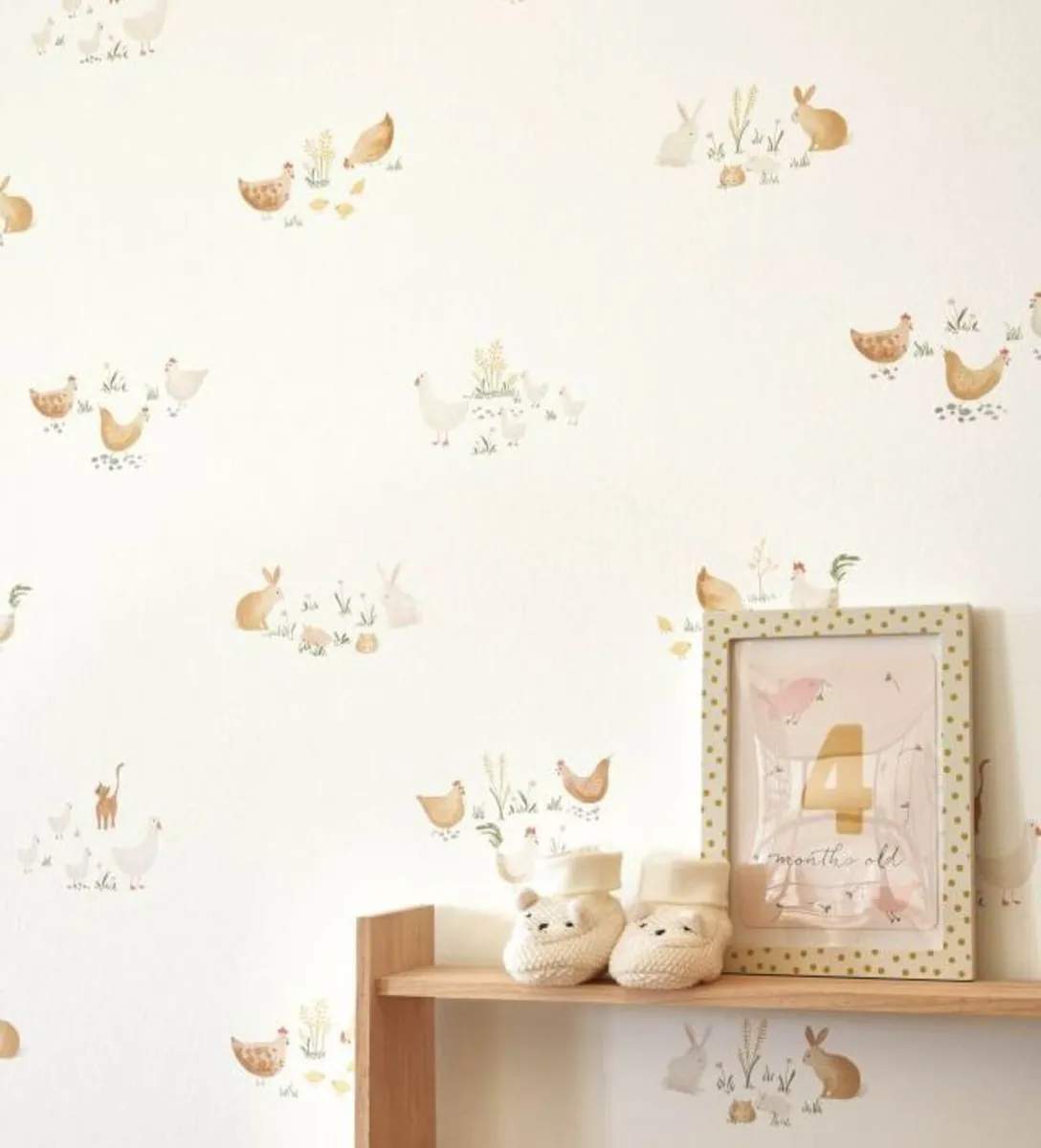 Casadeco Companions of the Farm Wallpaper - Image 2