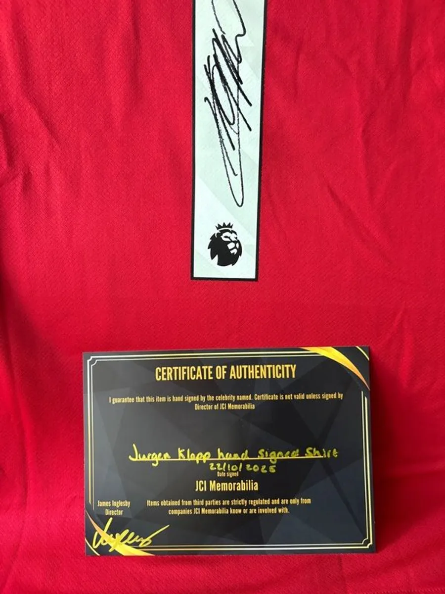 Jurgen Klopp signed Liverpool jersey - Image 2
