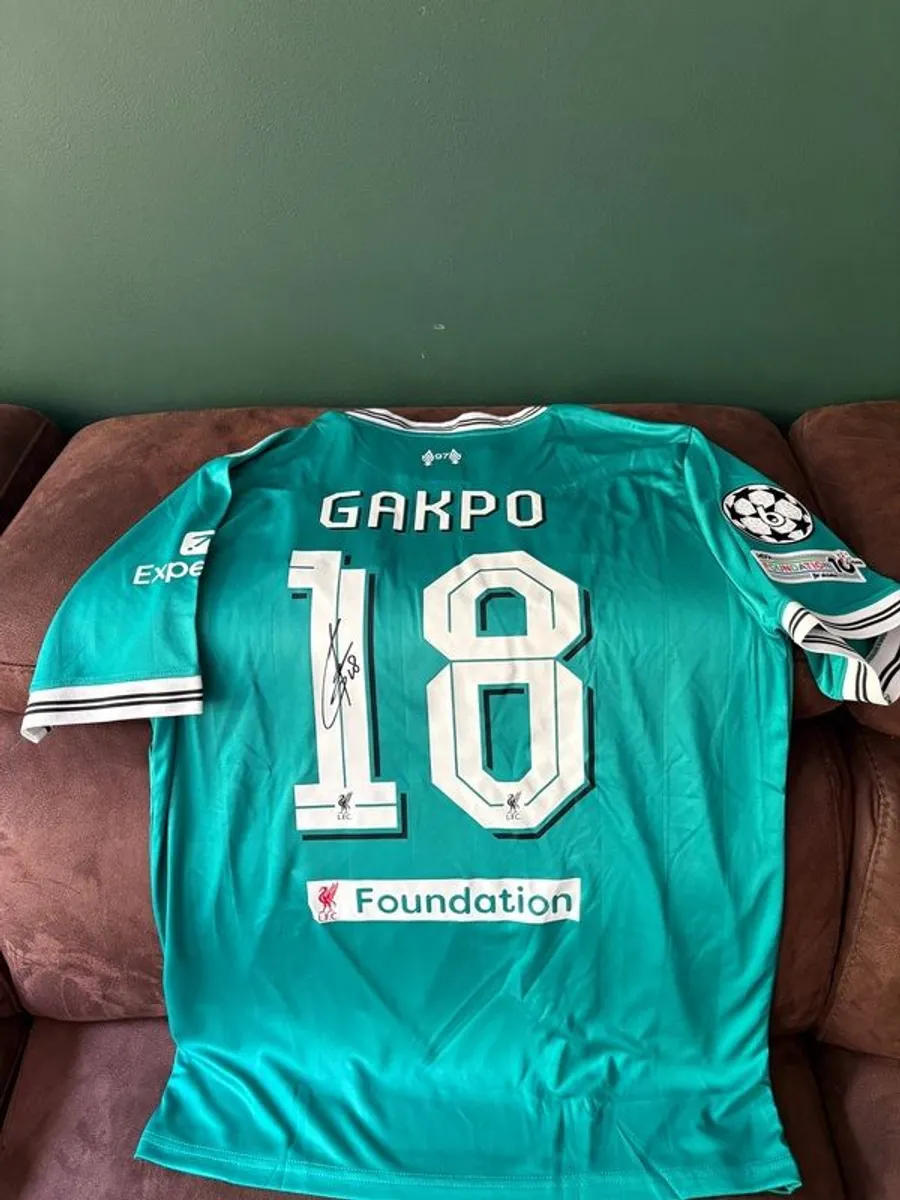 Cody Gakpo signed Liverpool jersey - Image 1