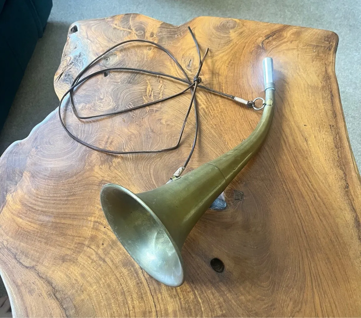 Vintage French Hunting Horn - Image 1