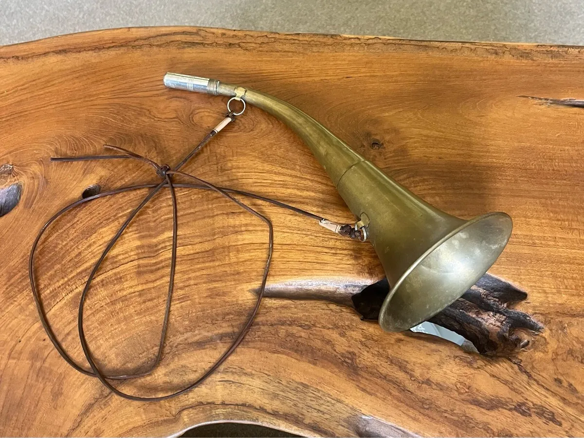 Vintage French Hunting Horn - Image 2