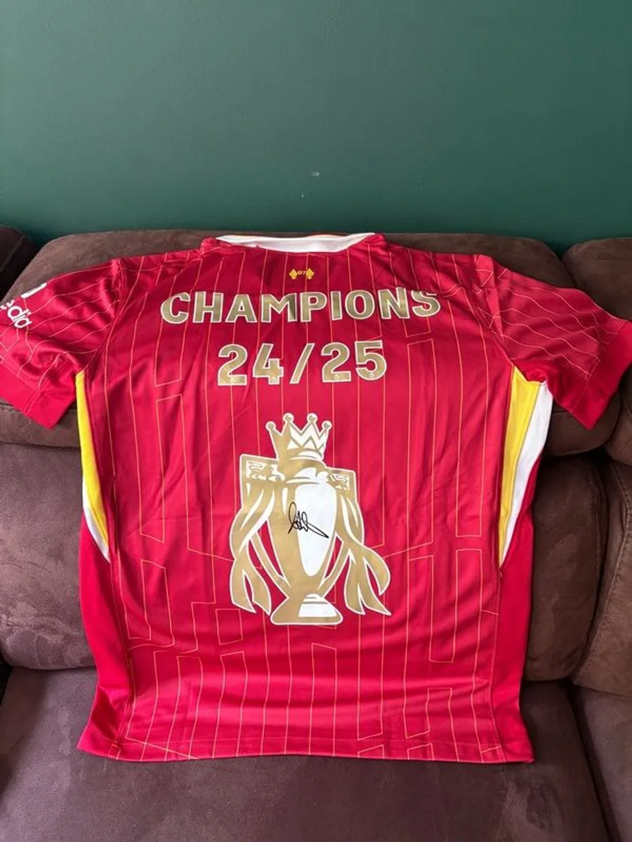 Andy Robertson signed Liverpool jersey - Image 1