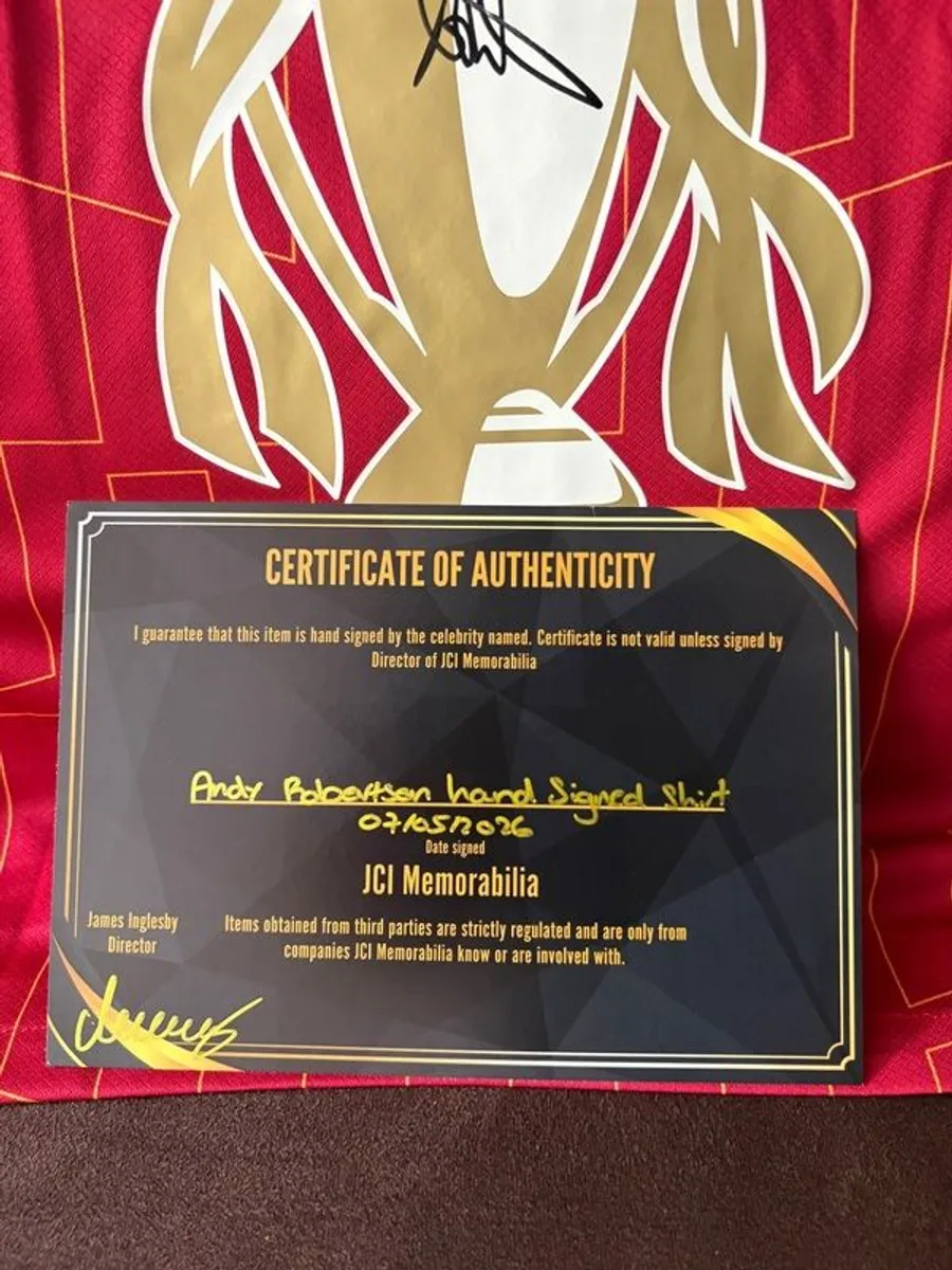 Andy Robertson signed Liverpool jersey - Image 3