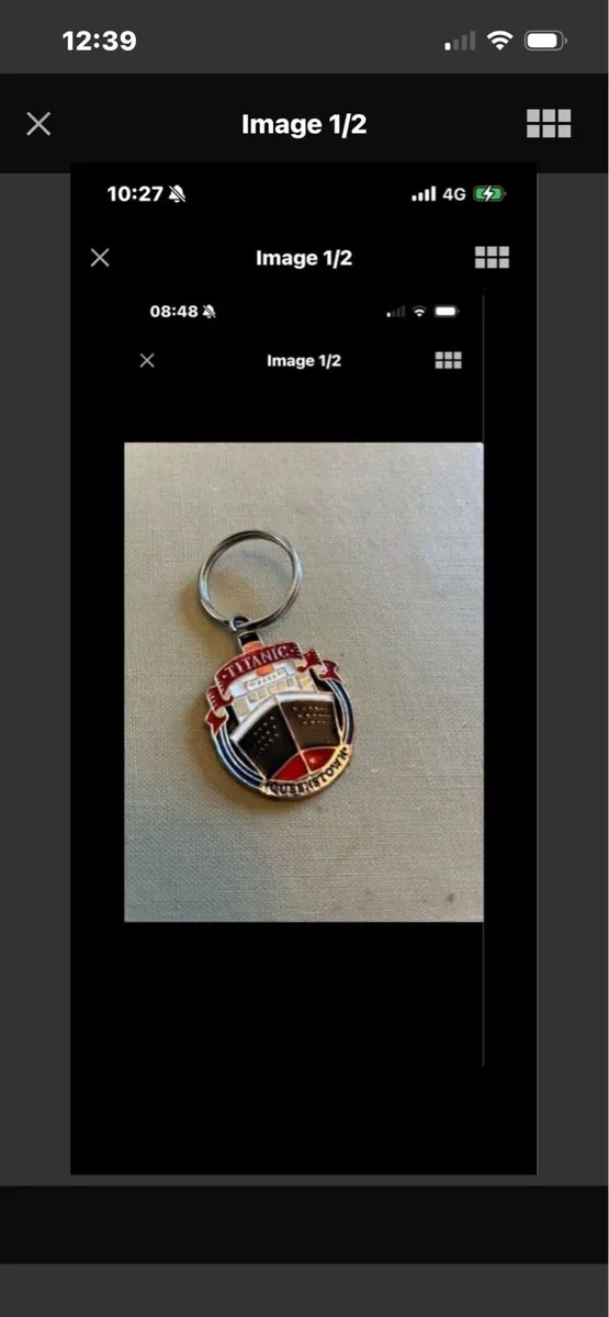 Titanic Queenstown Key Ring - Image 1